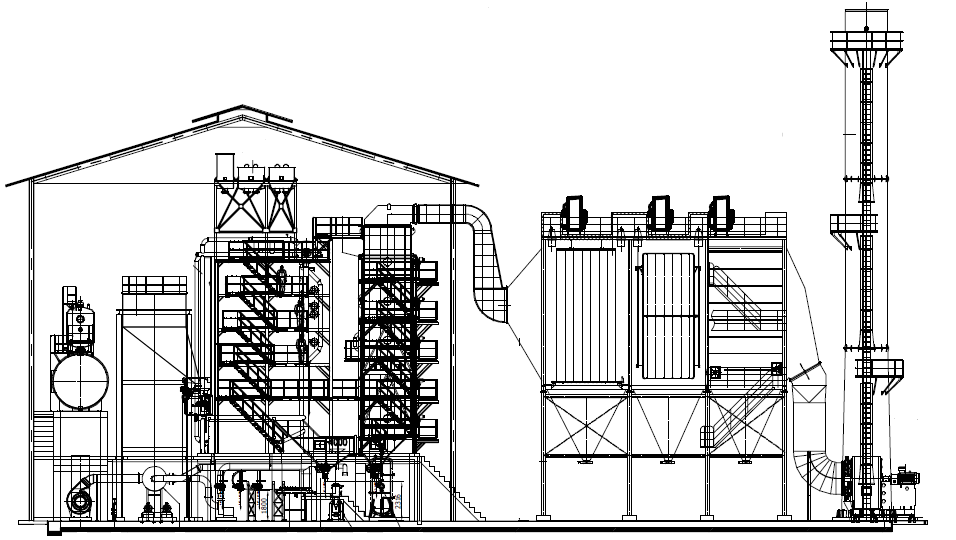 WATER TUBE BOILER - side
